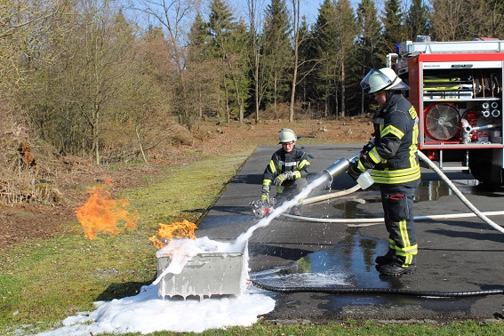 2019 06 10 praktische bung mit neuem Fire Trainer